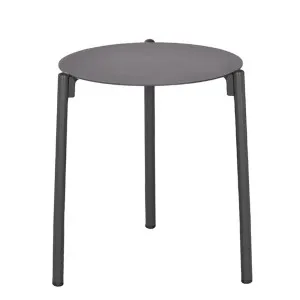 Delphi Side Table - Charcoal Aluminium by GlobeWest, a Tables for sale on Style Sourcebook