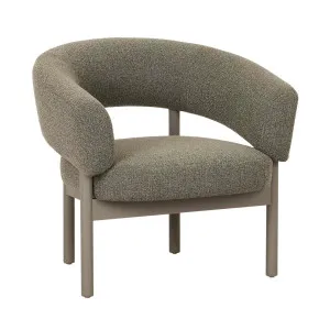 Jenson Occasional Chair - Moss Tweed - Snowgum by GlobeWest, a Chairs for sale on Style Sourcebook