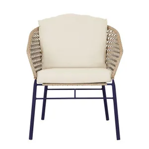 Cabana Lace Occasional Chair - Linen by GlobeWest, a Outdoor Chairs for sale on Style Sourcebook