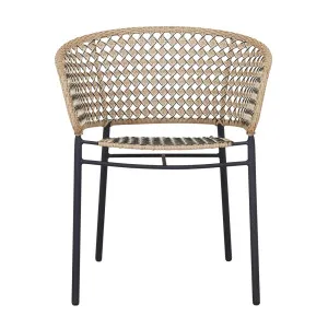 Cabana Lace Dining Armchair - Linen Indigo Weave - Indigo by GlobeWest, a Outdoor Chairs for sale on Style Sourcebook