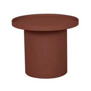 Classique Pedestal Side Table - Brick by GlobeWest, a Side Table for sale on Style Sourcebook