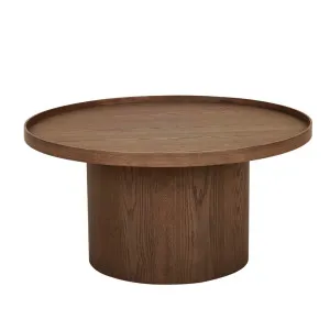 Classique Pedestal Coffee Table - Smoked Ash by GlobeWest, a Coffee Table for sale on Style Sourcebook