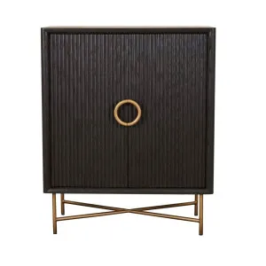 Odette Bar Cabinet - Matt Black by GlobeWest, a Sideboards, Buffets & Trolleys for sale on Style Sourcebook