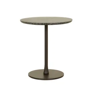 Aperto Pillar Tall Side Table - Coal Speckle by GlobeWest, a Tables for sale on Style Sourcebook