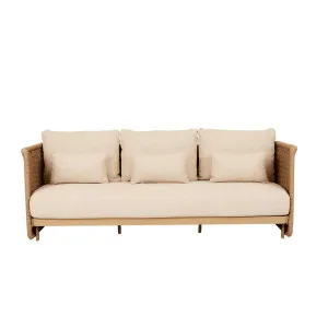 Delphi Catalina 3 Seater Sofa - Natural - Natural Weave by GlobeWest, a Outdoor Sofas for sale on Style Sourcebook