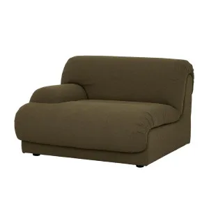 Juno Sierra 1 Seater Centre Sofa - Deep Olive by GlobeWest, a Sofas for sale on Style Sourcebook