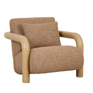 Trove Wrap Occasional Chair - Caramel Weave - Natural Mindi by GlobeWest, a Chairs for sale on Style Sourcebook