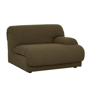 Juno Sierra 1 Seater Centre Sofa - Deep Olive by GlobeWest, a Sofas for sale on Style Sourcebook