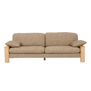 Hugo Remy 3 Seater Sofa - Sand Speckle - Natural Ash Veneer by GlobeWest, a Sofas for sale on Style Sourcebook