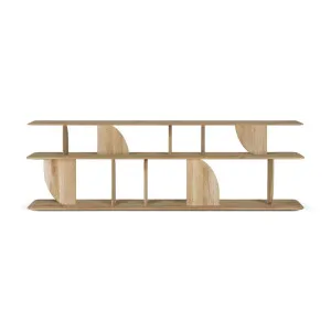 Ethnicraft Geometric Bookshelf - Oak by Ethnicraft, a Console Table for sale on Style Sourcebook