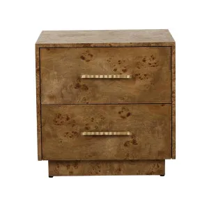 Trove Burl Bedside - Vintage Burl by GlobeWest, a Bedside Tables for sale on Style Sourcebook