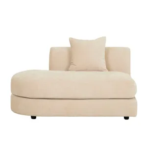 Madrid Curve Left Chaise Sofa - Soft Wheat by GlobeWest, a Sofas for sale on Style Sourcebook