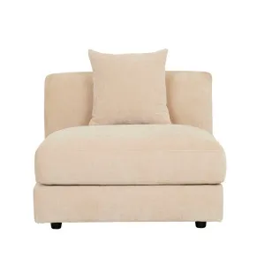 Madrid Curve Left Chaise Sofa - Soft Wheat by GlobeWest, a Sofas for sale on Style Sourcebook