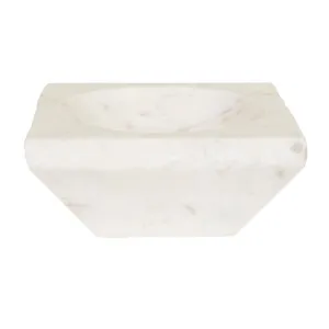 Rufus Lunar High Bowl - White Marble by GlobeWest, a Decorative Plates & Bowls for sale on Style Sourcebook