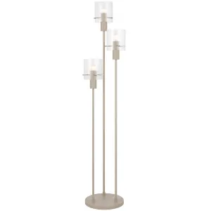 Telbix Mika 3 Light Floor Lamp Grey by Telbix, a Floor Lamps for sale on Style Sourcebook