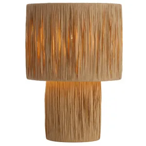 Telbix Nativa Small Table Lamp Natural by Telbix, a Table & Bedside Lamps for sale on Style Sourcebook