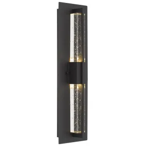 Telbix Prada 10W LED Exterior Wall Light Black by Telbix, a Outdoor Lighting for sale on Style Sourcebook