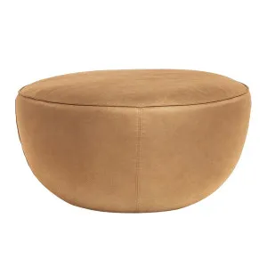 Natadora Fable Ottoman - Camel Leather by Natadora, a Ottomans for sale on Style Sourcebook