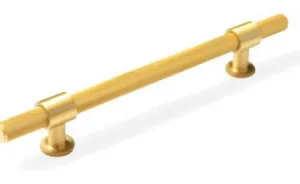 Belgravia Bar Pull Brushed Satin Brass by HBF, a Door Knobs & Handles for sale on Style Sourcebook