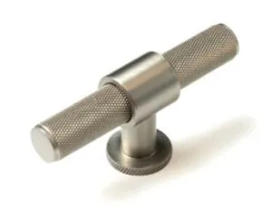 Belgravia T Pull Knob Dull Brushed Nickel by HBF, a Door Knobs & Handles for sale on Style Sourcebook