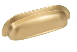 New Hampton  Large Cup Pull Matt Brass by HBF, a Door Knobs & Handles for sale on Style Sourcebook