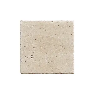 Bedrock Beige Travertine Natural Product Tumbled by Beaumont Tiles, a Marble Look Tiles for sale on Style Sourcebook