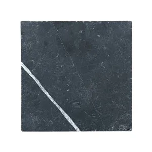 Bedrock Nero Marquina Marble Natural Product Tumbled by Beaumont Tiles, a Marble Look Tiles for sale on Style Sourcebook