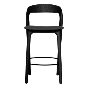 Inca Bar Chair in PU Black / Ash Black by OzDesignFurniture, a Bar Stools for sale on Style Sourcebook