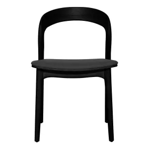 Inca Dining Chair in PU Black / Ash Black by OzDesignFurniture, a Dining Chairs for sale on Style Sourcebook