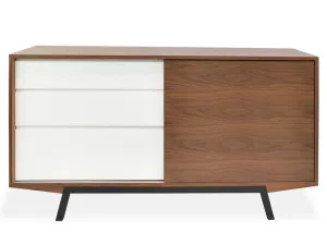 Ex display - Emerson Scandinavian Sideboard Buffet Unit - Walnut by Interior Secrets - AfterPay Available by Interior Secrets, a Sideboards, Buffets & Trolleys for sale on Style Sourcebook