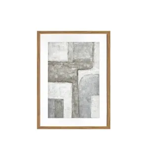 Modern Abstract Framed Wall Art 60cm x 80cm by Luxe Mirrors, a Artwork & Wall Decor for sale on Style Sourcebook