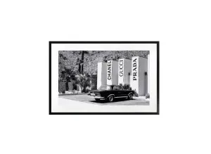 Designer Car Park Framed Wall Art 80cm x 120cm by Luxe Mirrors, a Artwork & Wall Decor for sale on Style Sourcebook