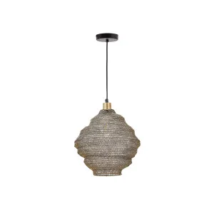 Sarraco gold metal ceiling lamp Ø 30 cm by Kave Home, a Ceiling Lighting for sale on Style Sourcebook