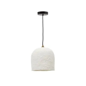 Calvia white papier-mâché ceiling lamp Ø 25 cm by Kave Home, a Ceiling Lighting for sale on Style Sourcebook