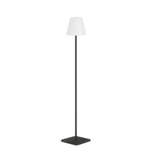 Outdoor solar floor lamp Amaray in steel with black finish 120 cm by Kave Home, a Outdoor Lighting for sale on Style Sourcebook