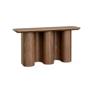 Ex Display - Jaya 1.5m Console Table - Light Walnut by Interior Secrets - AfterPay Available by Interior Secrets, a Console Table for sale on Style Sourcebook