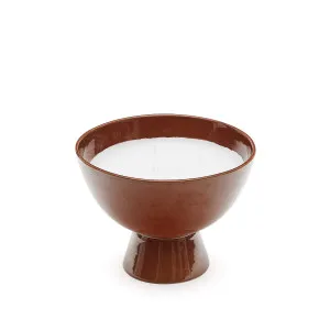 Sapira Ceramic Candle in Brown Ø 20 cm by Kave Home, a Candles for sale on Style Sourcebook