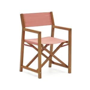 Thianna folding outdoor chair in terracotta with solid acacia wood FSC 100% by Kave Home, a Outdoor Chairs for sale on Style Sourcebook