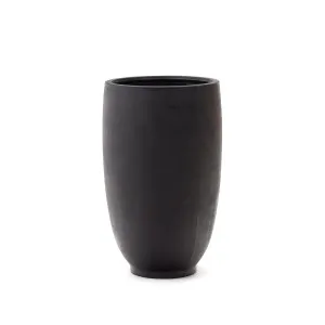 Aiguablava Black Cement Planter Ø 75 cm by Kave Home, a Plant Holders for sale on Style Sourcebook