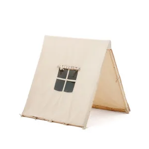 Yanil teepee tent in 100% white cotton, 100 x 90 cm by Kave Home, a Kids Furniture & Bedding for sale on Style Sourcebook