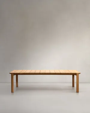 Icaro table made from solid teak wood, 280 x 112 cm, FSC 100% by Kave Home, a Tables for sale on Style Sourcebook