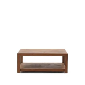 Sashi side table made in solid teak wood 90 x 90 cm by Kave Home, a Side Table for sale on Style Sourcebook