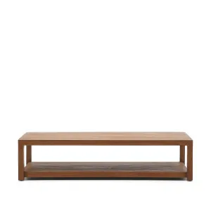 Sashi coffee table made in solid teak wood 150 x 70 cm by Kave Home, a Coffee Table for sale on Style Sourcebook