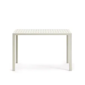 Culip aluminium outdoor bar table in powder coated white finish, 150 x 77 cm by Kave Home, a Tables for sale on Style Sourcebook