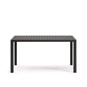 Culip aluminium outdoor table in powder coated grey finish, 150 x 77 cm by Kave Home, a Tables for sale on Style Sourcebook