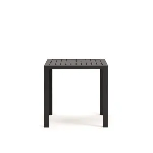 Culip aluminium outdoor table in powder coated grey finish, 77 x 77 cm by Kave Home, a Tables for sale on Style Sourcebook