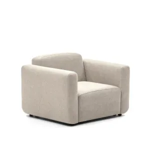 Neom modular armchair in beige by Kave Home, a Chairs for sale on Style Sourcebook