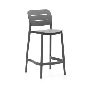 Morella stackable outdoor stool in grey, 65 cm by Kave Home, a Tables for sale on Style Sourcebook