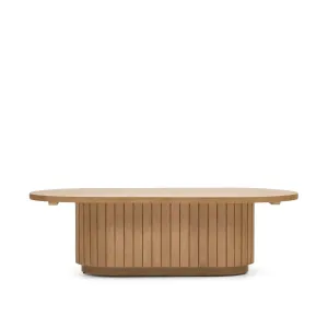 Licia solid mango wood coffee table, 120 x 60 cm by Kave Home, a Coffee Table for sale on Style Sourcebook