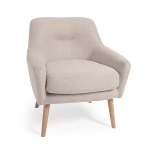 Candela armchair in beige by Kave Home, a Chairs for sale on Style Sourcebook